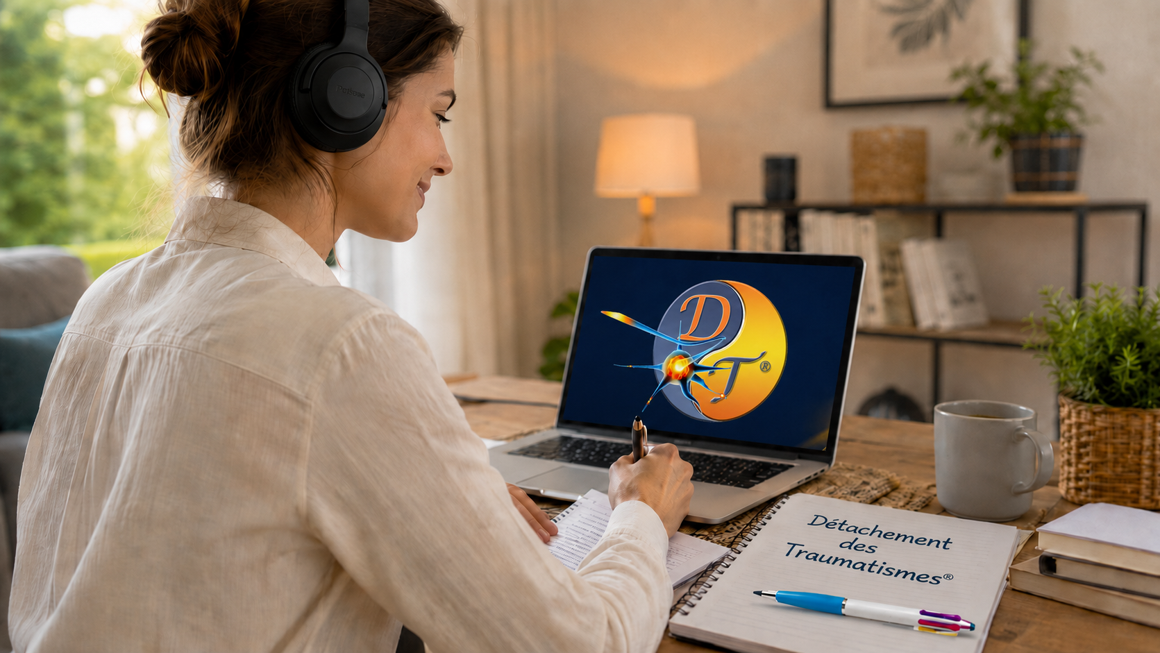 Formation Neurothérapeute de DT® en ligne, élève en visio